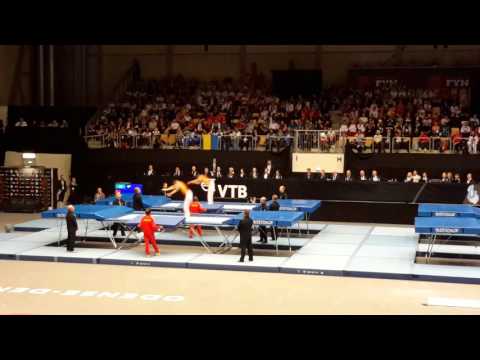 TU Xiao,DONG Dong CHN final Trampoline World Championships 2015