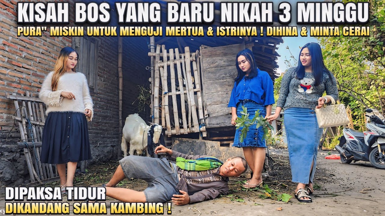 PURA" MISKIN SAAT AWAL MENIKAH DIHINA MERTUA & ISTRI ! DIPAKSA TIDUR DIKANDANG ! 100% BIKIN BAPER