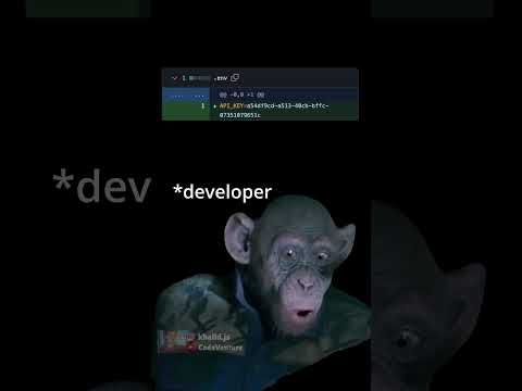 You ignored ignoring your env file #coding #programming #javascript #python