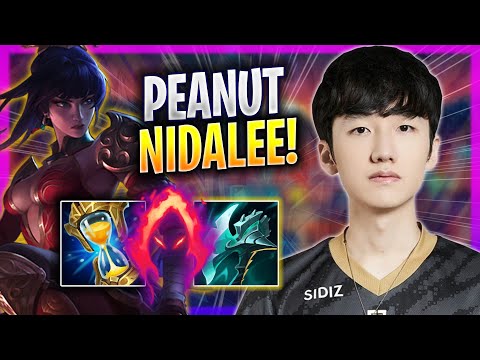 PEANUT IS A MONSTER WITH NIDALEE! - GEN Peanut Plays Nidalee JUNGLE vs Lee Sin! | Season 2023