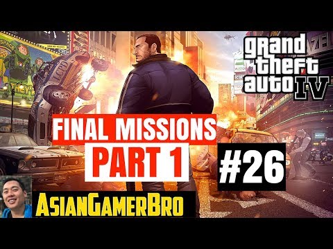GRAND THEFT AUTO 4 (PC) STORY MODE WALKTHROUGH - PART 26 REVENGE! (final missions) Part 1