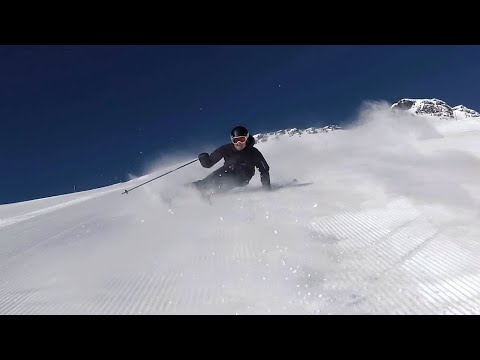 Lines of Turns Teaser - Carving the longest ski run of LAAX (from La Siala to Flims)