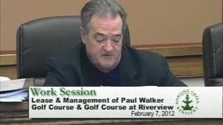 2/7/12 Board of Commissioners Work Session