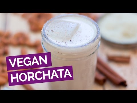 Vegan Horchata Recipe with Almond Milk