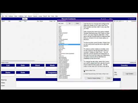 [POTA] My N3FJP Amateur Contact Log Setup for Parks on the Air