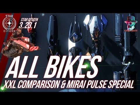 All Bikes in Star Citizen 3.23.1: Size & Performance Tests + Where Does the Pulse Fit?