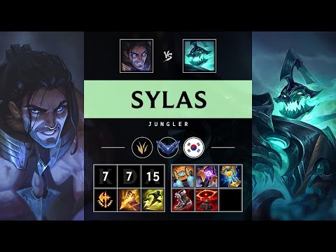 Sylas Jungle vs Hecarim - KR Diamond Patch 25.08