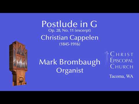 Cappelen -  Postlude in G