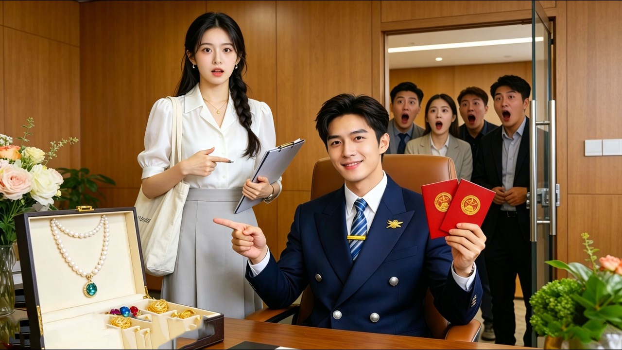 To avoid blind dates, she marries her 40yo cold boss, who adores her innocence and marries her.