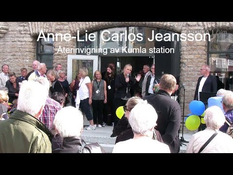 2017-08-26 Återinvigning av Kumla station - Invigningstal av Anne-Lie Carlos Jeansson VD Kumlafastig