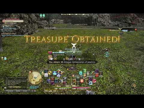 FINAL FANTASY XIV Endwalker - How to find treasure map (treasure hunting guide) - Solo