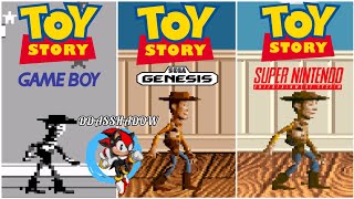 Toy Story on Every Console Evolution (Game Boy, Mega Drive & Super Nintendo)