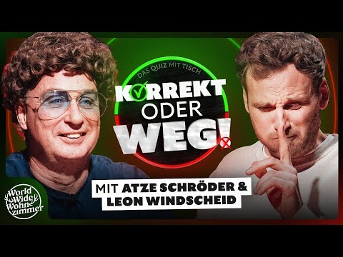 Video Thumbnail: KORREKT oder WEG! (mit Atze Schröder & Leon Windscheid)