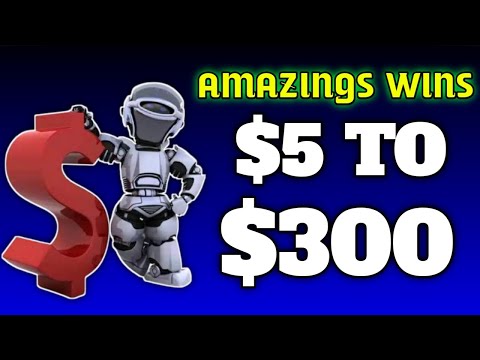 Amazing Wins With Cross Signals - $5 To $300 - 100% Win Rate || Binary Options Trading Robot