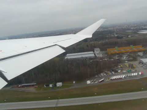 Start / Take off Nürnberg 30.12.15 with Eurowings CRJ900