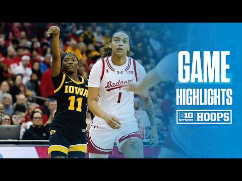 Iowa at Wisconsin | HIGHLIGHTS | Big Ten Women's Basketball | 03/01/26