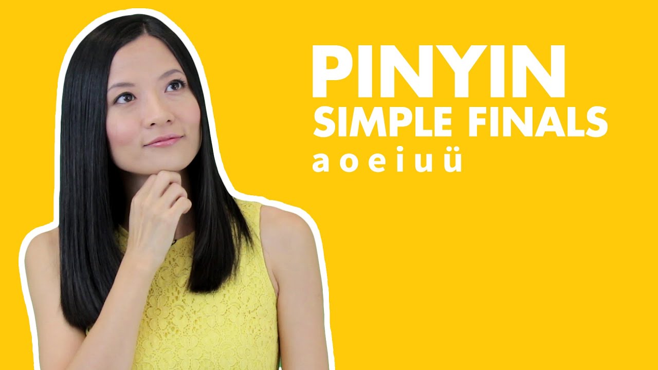 Learn Chinese Pinyin Lesson 1. Chinese Pinyin Simple Finals a o e i u ü: Pinyin Vowels