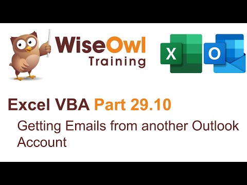 Excel VBA Introduction Part 29.10 - Getting Emails from another Outlook Account