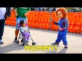Scaring Kids on Halloween!