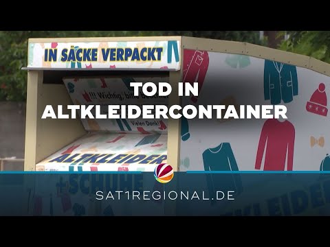 36-Jährige klettert in Altkleidercontainer und stirbt