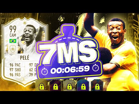 I CAN’T BELIEVE IT!! 99 ICON MOMENTS PELE 7 MINUTE SQUAD BUILDER #FIFA22 ULTIMATE TEAM