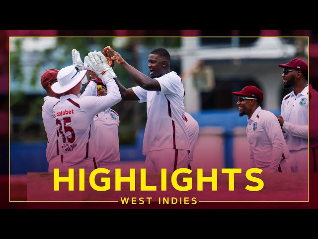 Holder Takes Crucial Wicket of Markram | Highlights | West Indies v South Africa | 1st Test Day 1