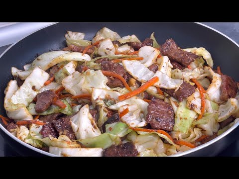 Beef and Cabbage Stir Fry