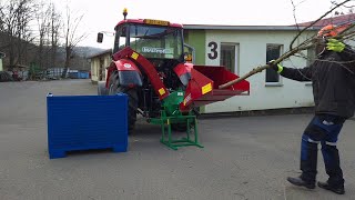 Štiepkovač PIRANA ZA MALOTRAKTOR - Výkon traktora od 10kW