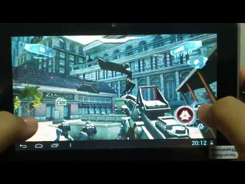 Играем на китайском планшете Amoi Q50 HD в Nova 3, Modern Combat 4 и Asphalt 7