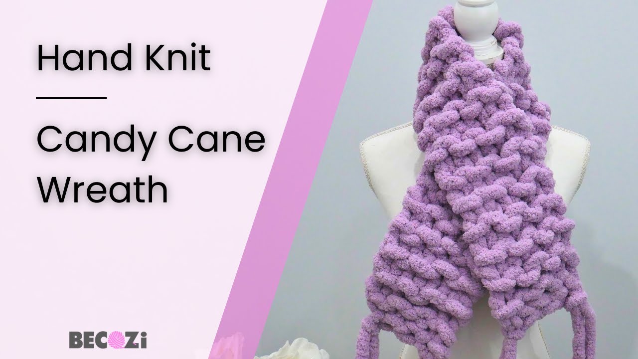 HAND KNIT A CHUNKY SCARF