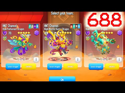 Dragon City HNT Phân Tích Dual Parliament Dragon Max Level 70 Bá Văn Đạo HNT CHANNEL P688