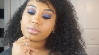 Royal Blue Makeup Tutorial ft. UD Gwen Stefani - OHSHAYSHAY