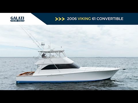 2006 Viking 61 Convertible Knot On Call Video