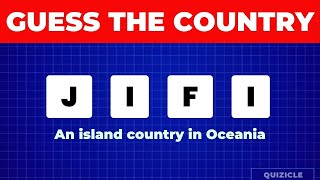 Guess The Country - Scrambled Word Game