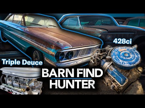 Thumbnail for Rescued: Barn find 428 Ford Galaxie 500 XL hot rod back on the road | Barn Find Hunter - Ep. 110 by Ford Galaxie, GAZ, Car, Vehicle