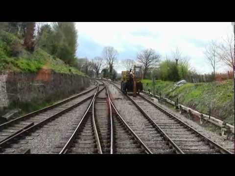 Cab view - DUM at Midsomer Norton, April 2012