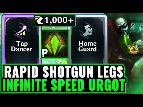 Unreal Urgot W Interaction: Broken Infinite Speed + Missiles Build | League Arena Gameplay