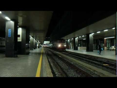 E656.091 in partenza con l' EN 206 "Palatino" di Thellò Roma Termini - Paris Gare De Lyon