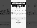 Detour Ahead (4/4) Herb Ellis - 1956, Ellis In Wonderland (Solo Transcription )