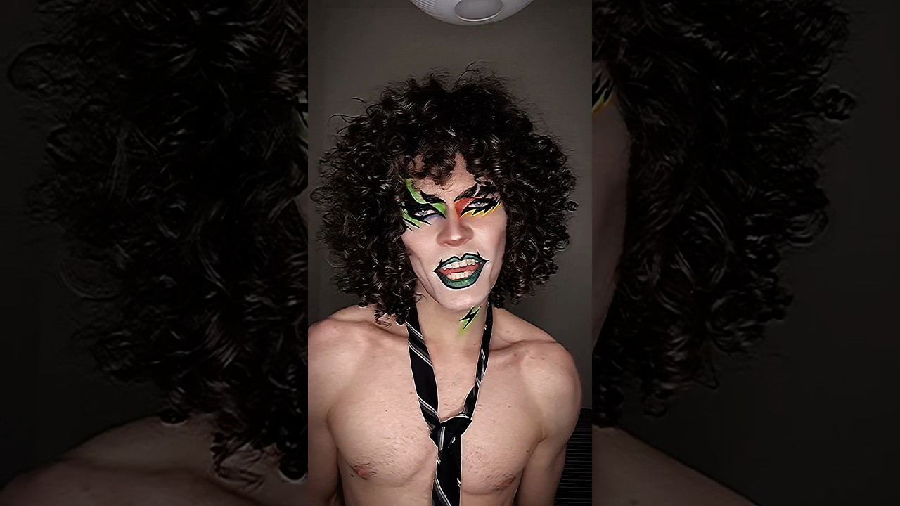 makeup inspired by 70s & 80s⚡️