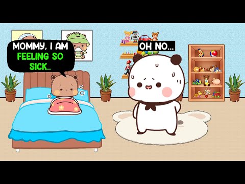 SHOCKING NEWS 😱🤒 Pecco Feels Sick Before School 💔🥺 | Bubu Dudu | Peach Goma #BDJ479