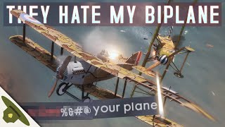 My WW1 biplane upset a few people- Battlefield 1 RAGE chat reactions | RangerDave