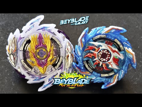 RAGE LONGINUS .Ds' 3A vs KING HELIOS .Zn 1B - Beyblade Burst