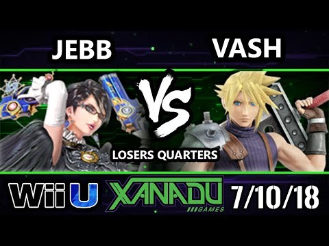 S@X 258 Smash 4 - Vash (Cloud) Vs. AF | Jebb (Bayonetta) - Wii U Losers Quarters