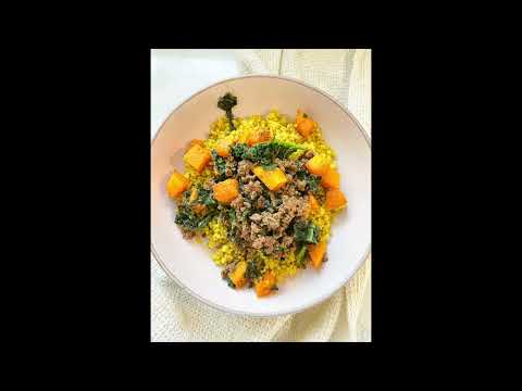 Moroccan Style Ground Beef and Kale Skillet Recipe