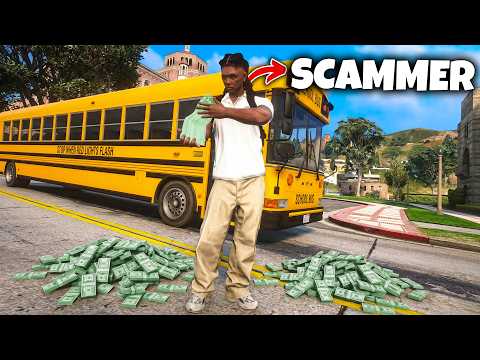 I Became a SCAMMER at School in GTA 5 RP..