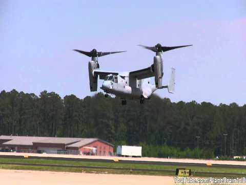 2012 MCAS Cherry Point Airshow - MV-22 Osprey demo