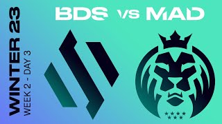 LEC Winter Split 2023 - W2D3 - BDS vs MAD