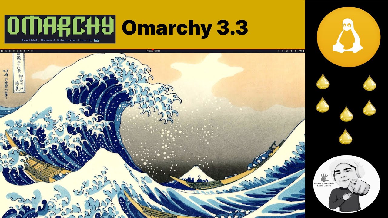 Omarchy 3.3 Hyprland en Arch desde la ISO 😄