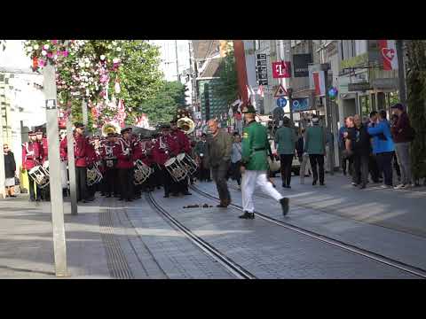 Bundesfanfarenkorps Neuss-Furth 1952 e.V. - NBSF 2018 - Aufmarsch Sonntag morgen